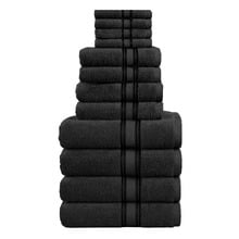 12 Piece Cotton Bathroom Towel Set